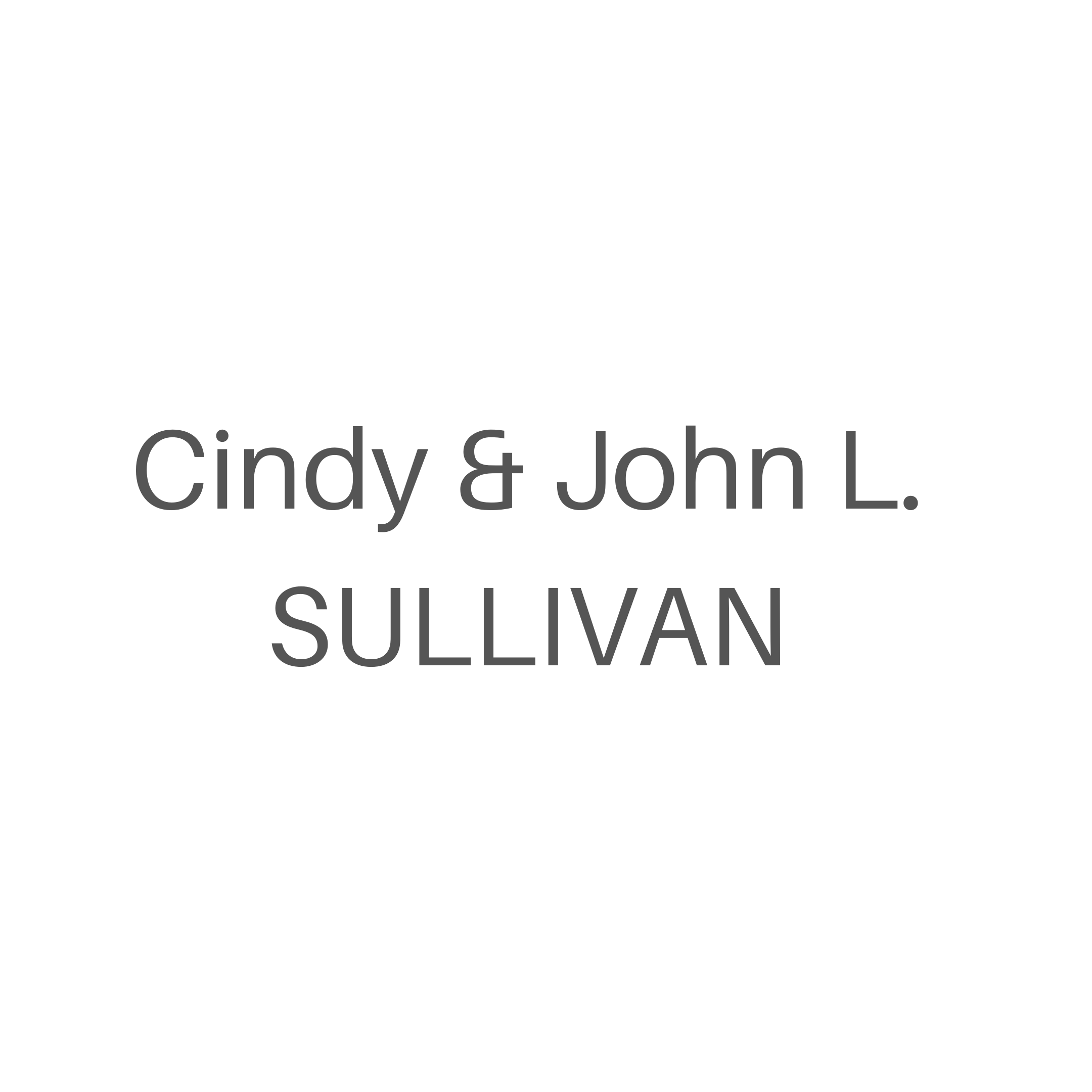 Cindy & John L. Sullivan